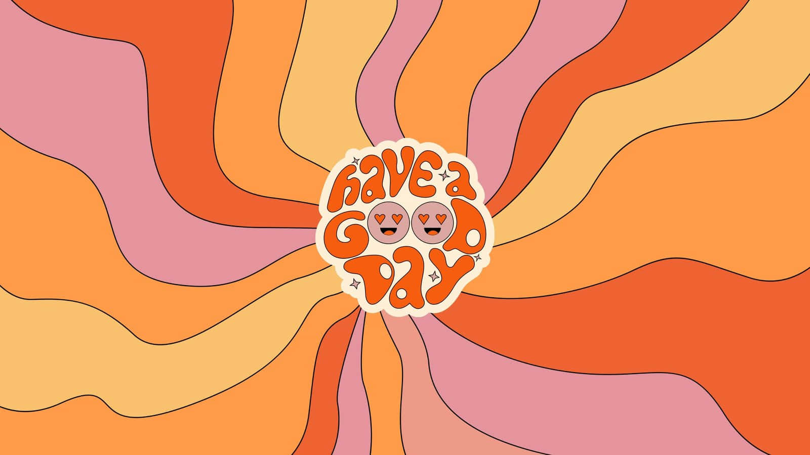 Brighten Up Your Desktop With An Orange Theme Background