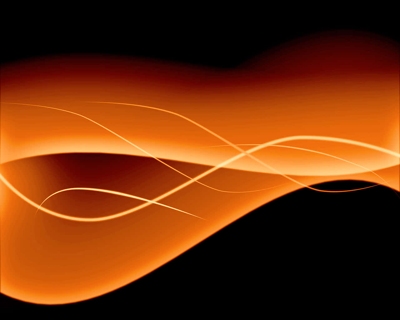 Brighten Up Your Desktop With This Bubbly Orange Background Background