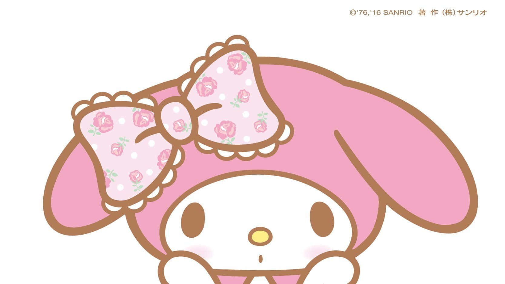 Brighten Up Your Desktop With This Colorful My Melody Picture! Background