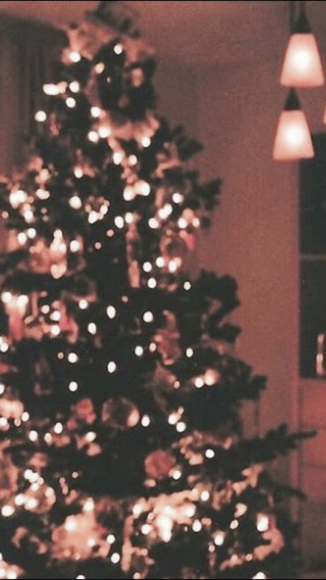 Brighten Up Your Holiday Season With Twinkling Christmas Lights! Background