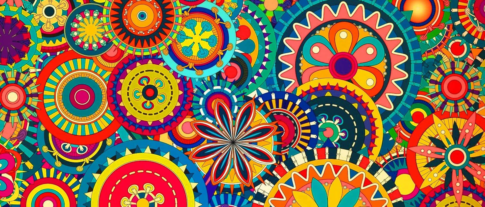 Brighten Up Your Home With A Colorful Pattern Background