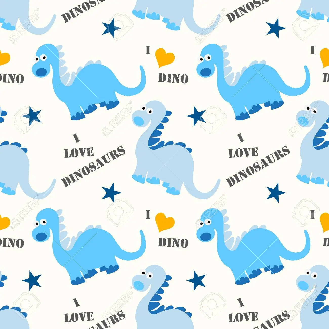 Brighten Up Your Home With This Cute Dinosaur Pattern! Background