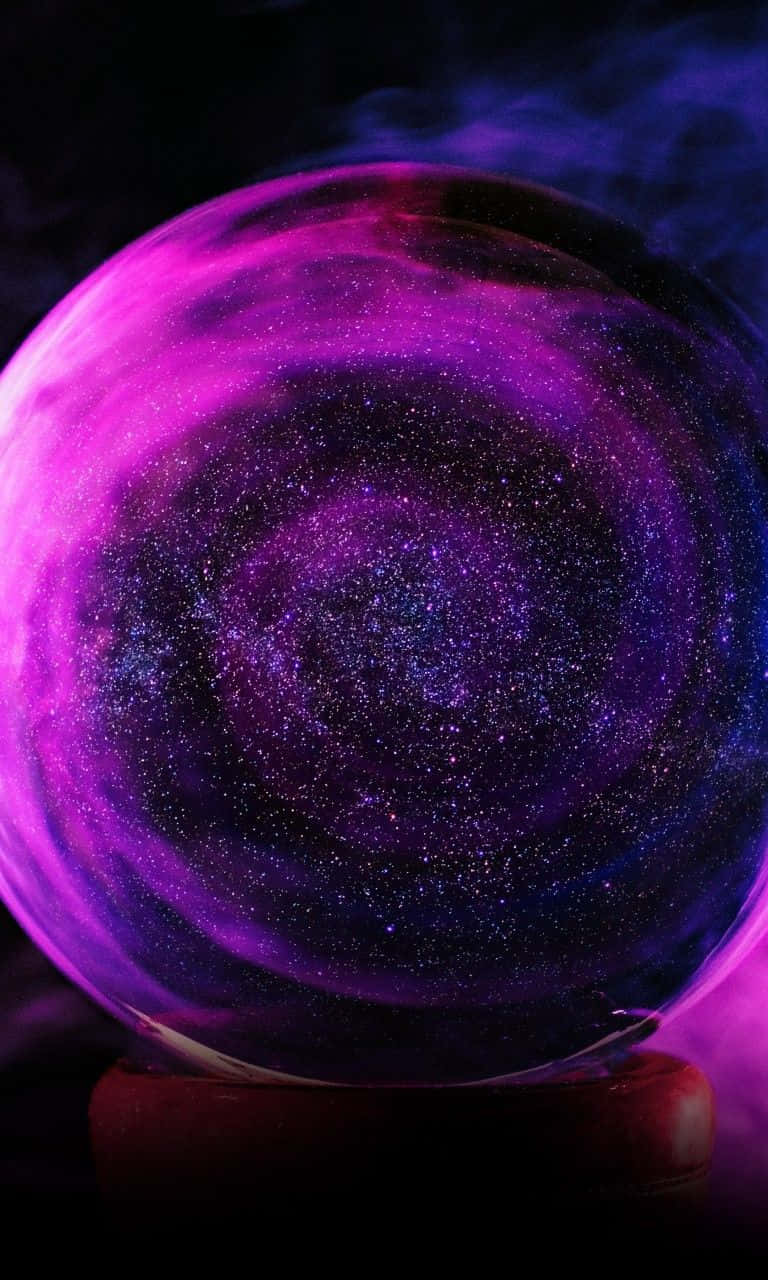 Brighten Up Your World With The Mesmerizing Beauty Of A Neon Galaxy. Background