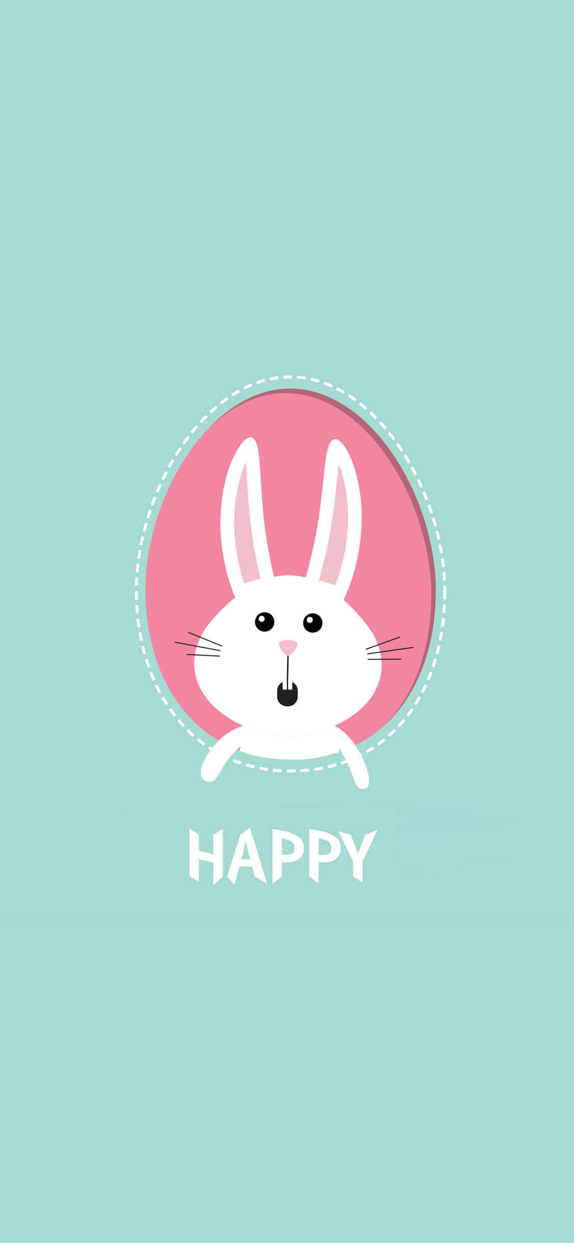 Brighten Your Day With A Cute Kawaii Bunny Background