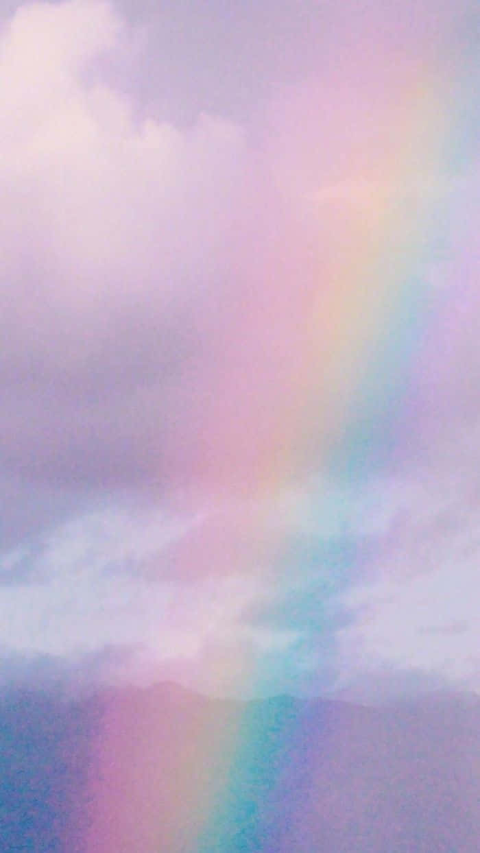 Brighten Your Day With A Cute Rainbow Background
