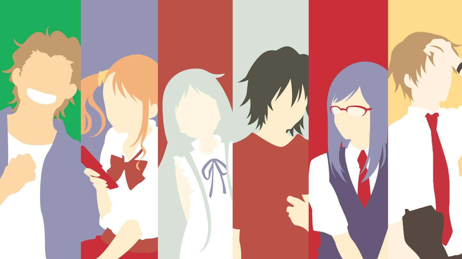 Brighten Your Day With A Fun Red Aesthetic Anime Laptop Background