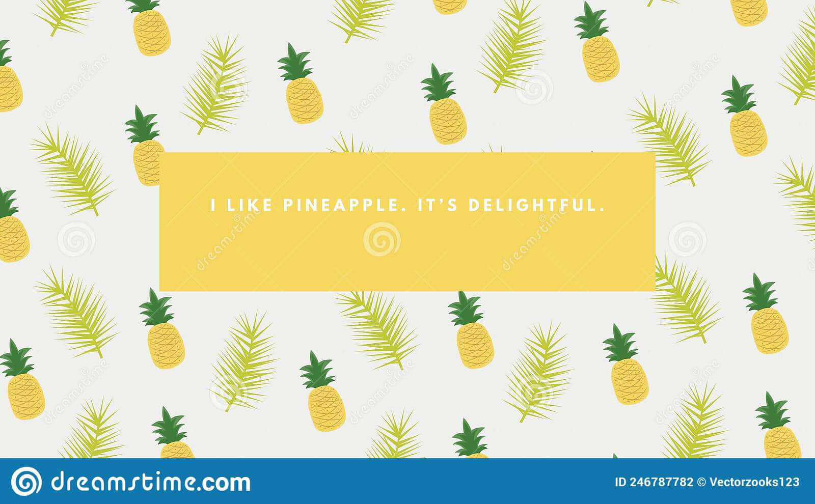 Brighten Your Day With A Tropical Pineapples On Your Desktop Wallpaper Background