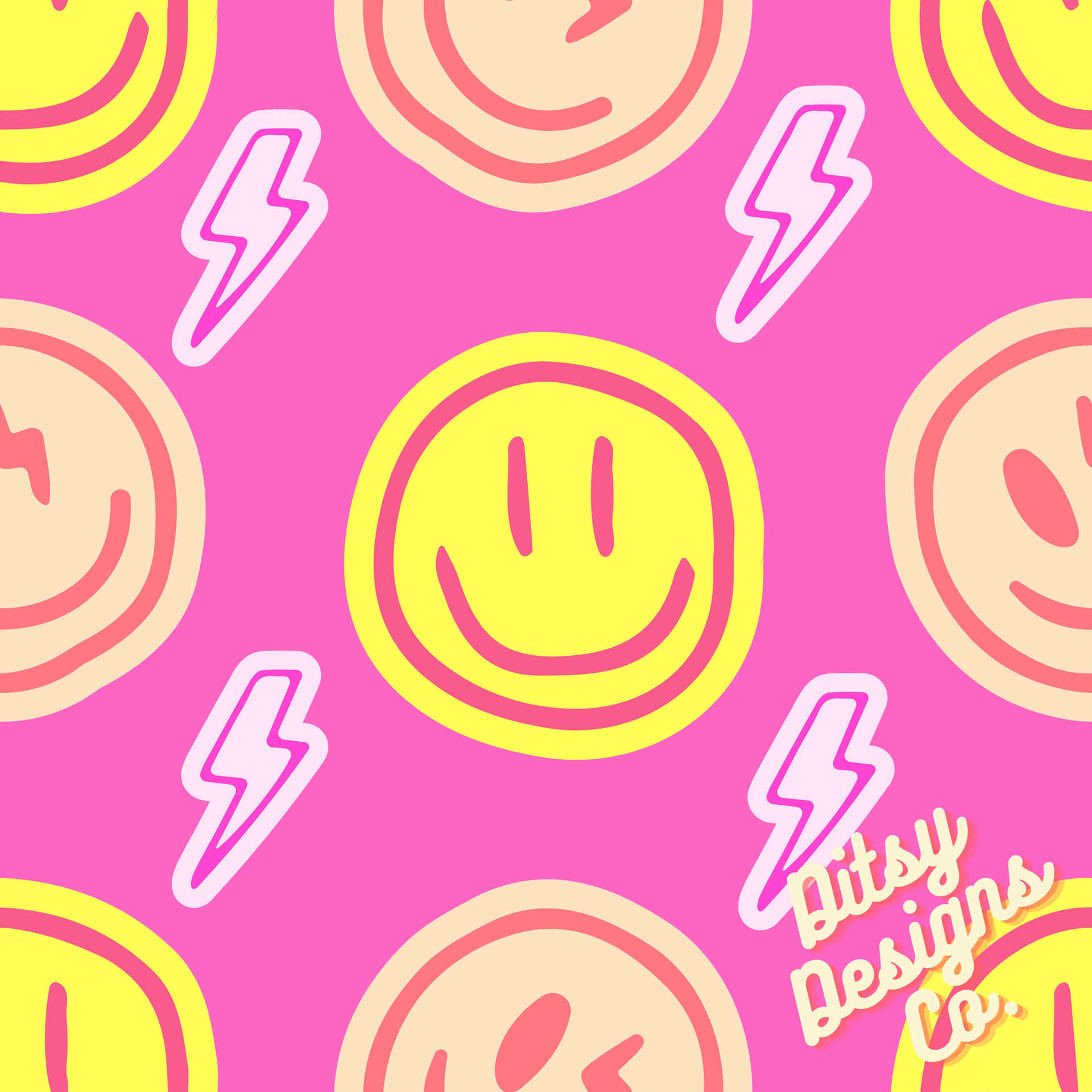 Brighten Your Day With Cute Neon Pink Background