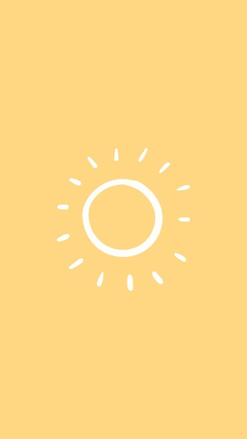 Brighten Your Day With Cute Sunshine! Background