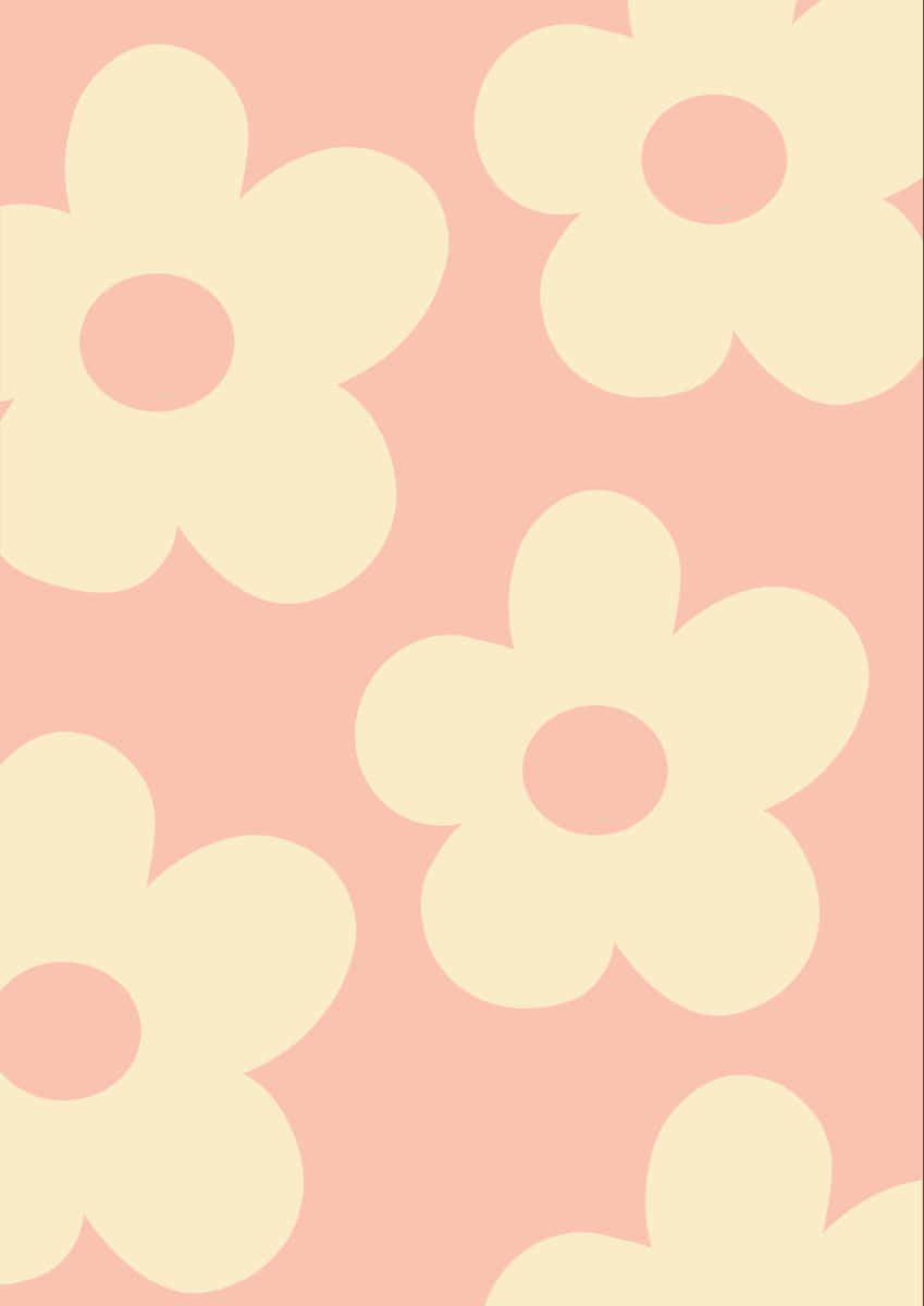 Brighten Your Day With Pastel Pink And Yellow Background