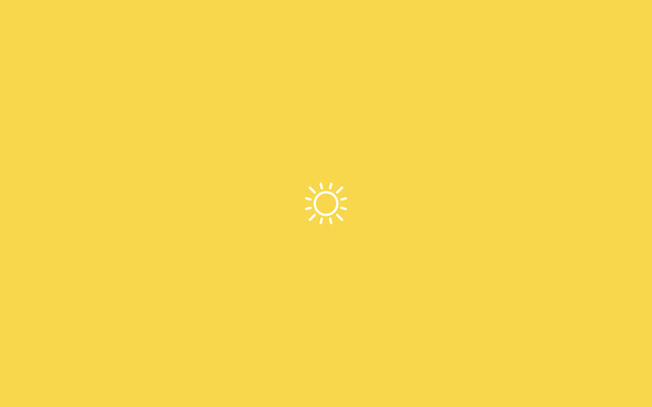 Brighten Your Day With This Delightful Cute Yellow Desktop Wallpaper Background