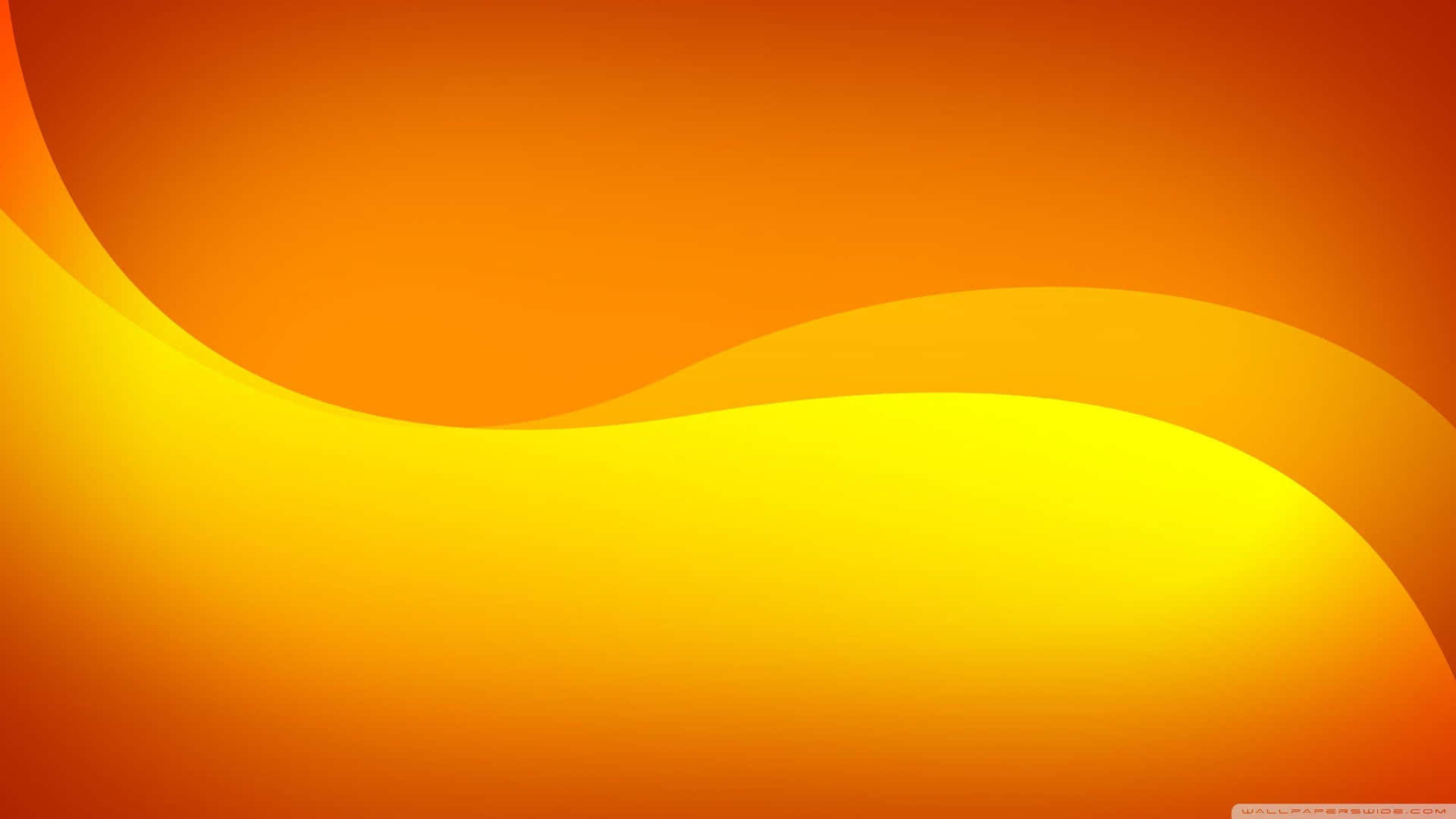 Brighten Your Desktop With An Orange Hue Background