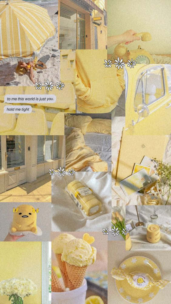 Brightening Up The Room With A Light Yellow Hue Background