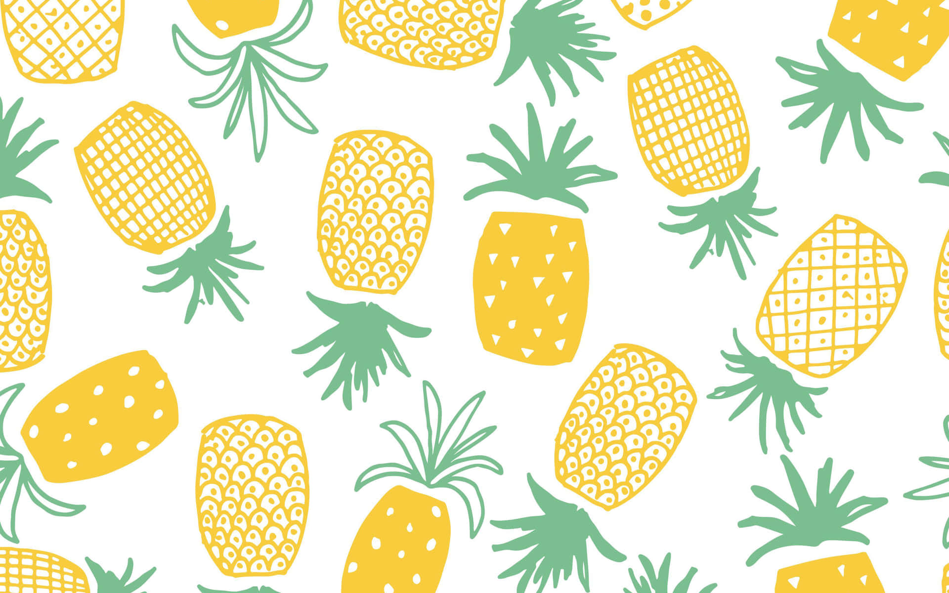 Brighter Days Ahead With Pineapple Desktop Background