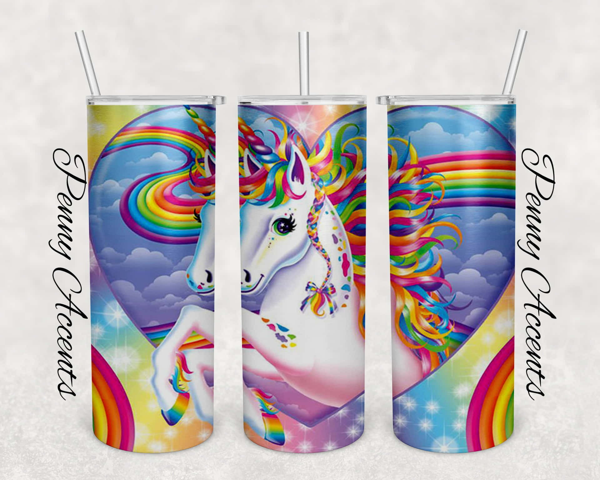 Brightly Colored Lisa Frank Unicorn