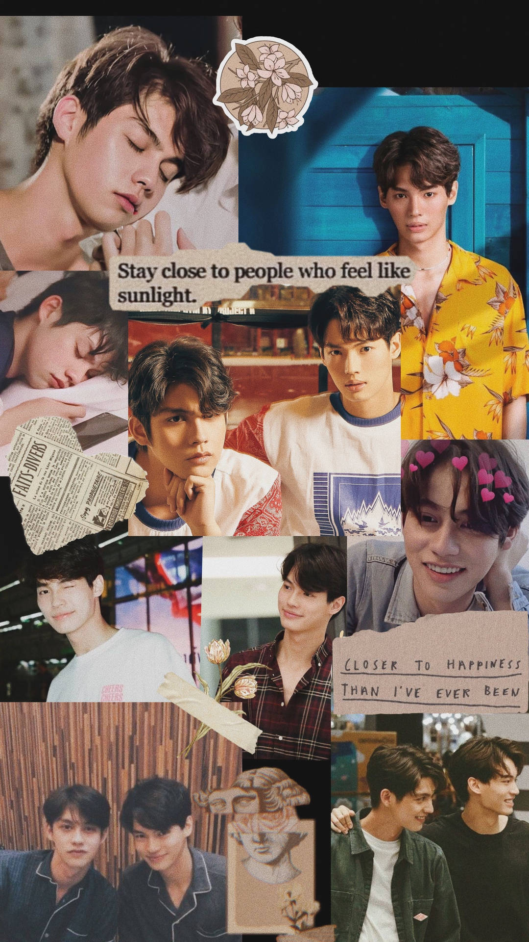 Brightwin Aesthetic Collage Background