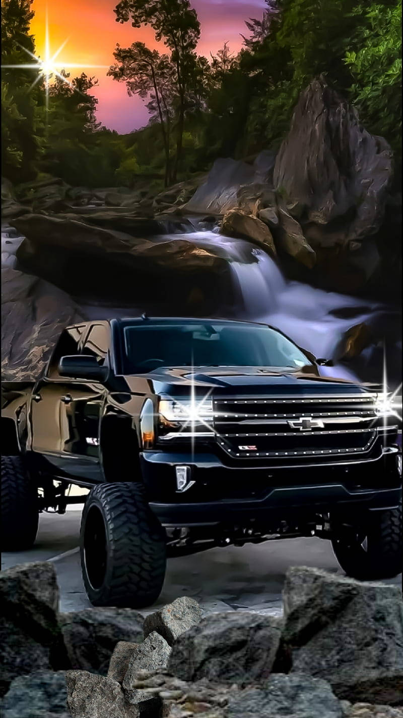 Brilliant Black Duramax Background