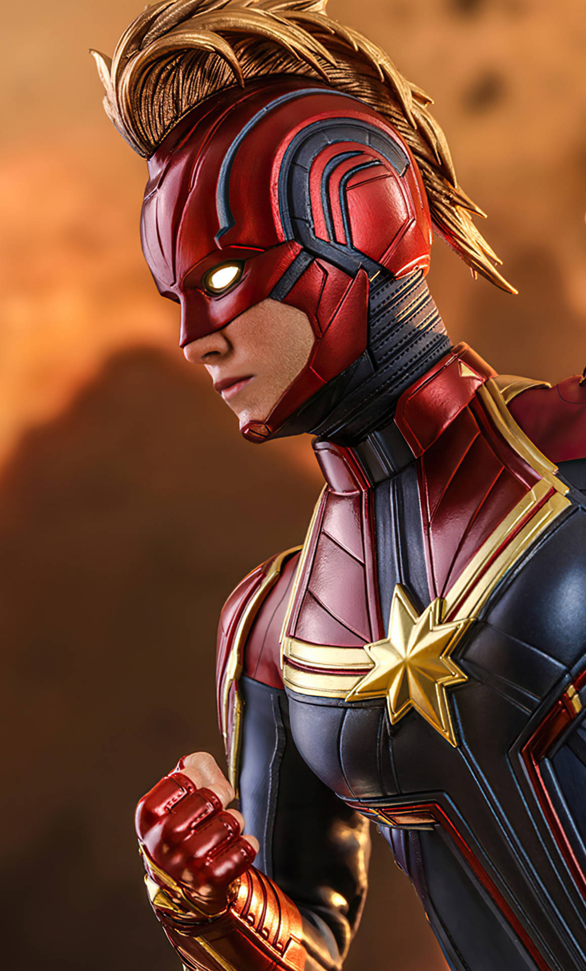 Brilliant Captain Marvel Iphone Background