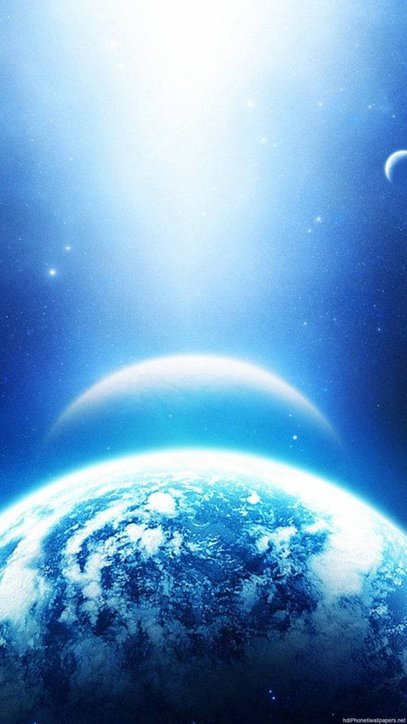 Brilliant Earth Space Phone Background