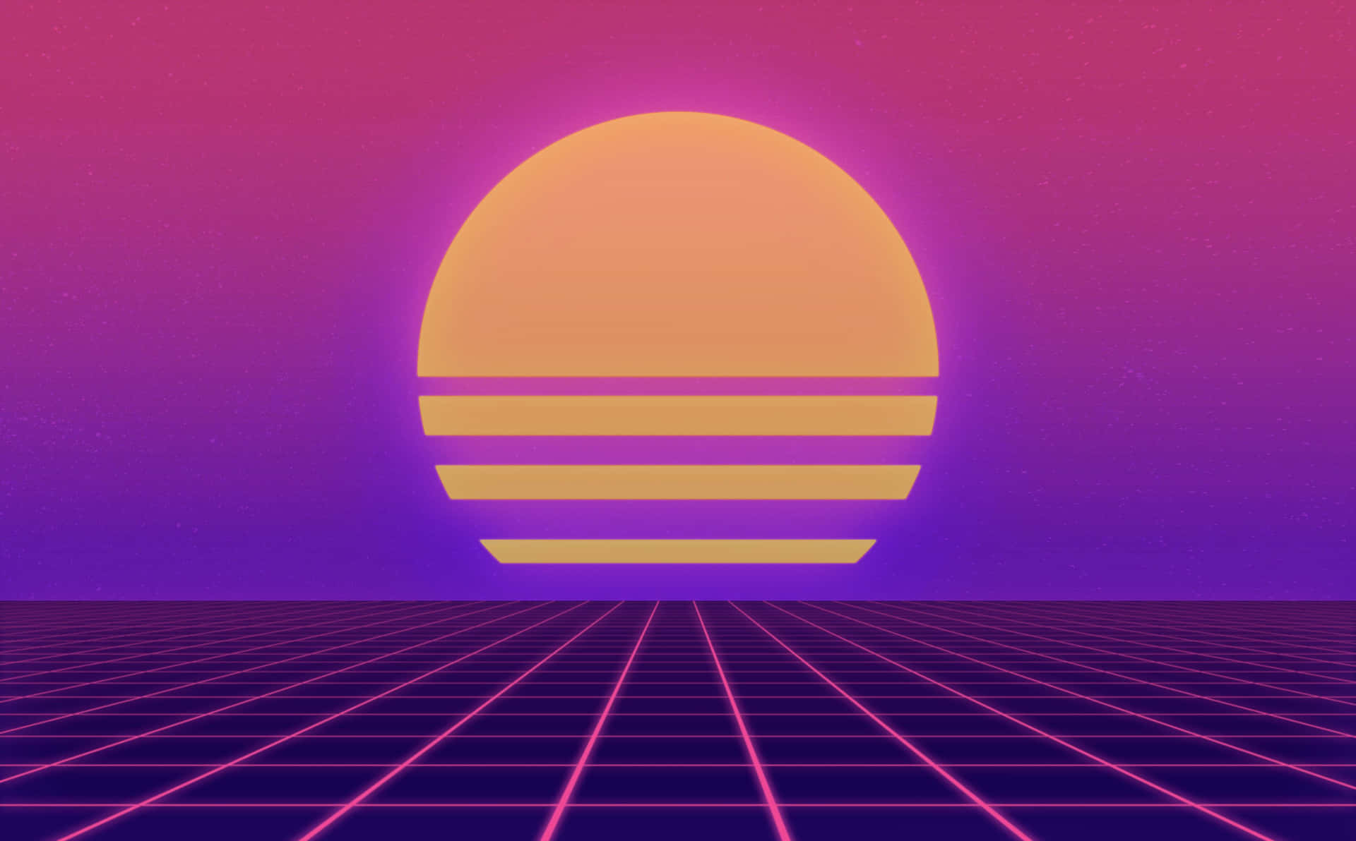 Brilliant Sunset 80s Aesthetic Graphic Design