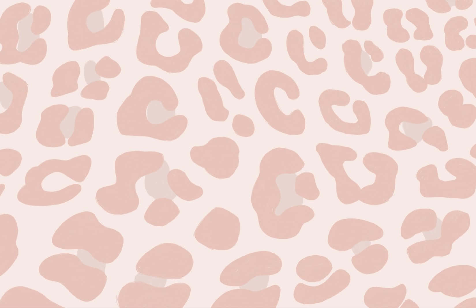 Bring A Pop Of Style To Any Room With This Pink Leopard Print Wallpaper. Background