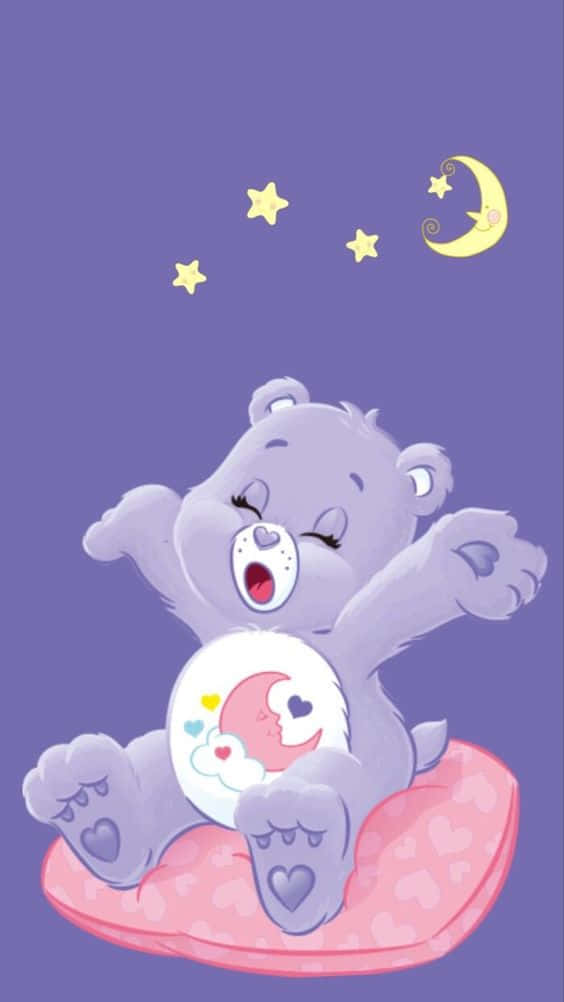 Bring A Smile To Your Day With Aesthetic Care Bear Background