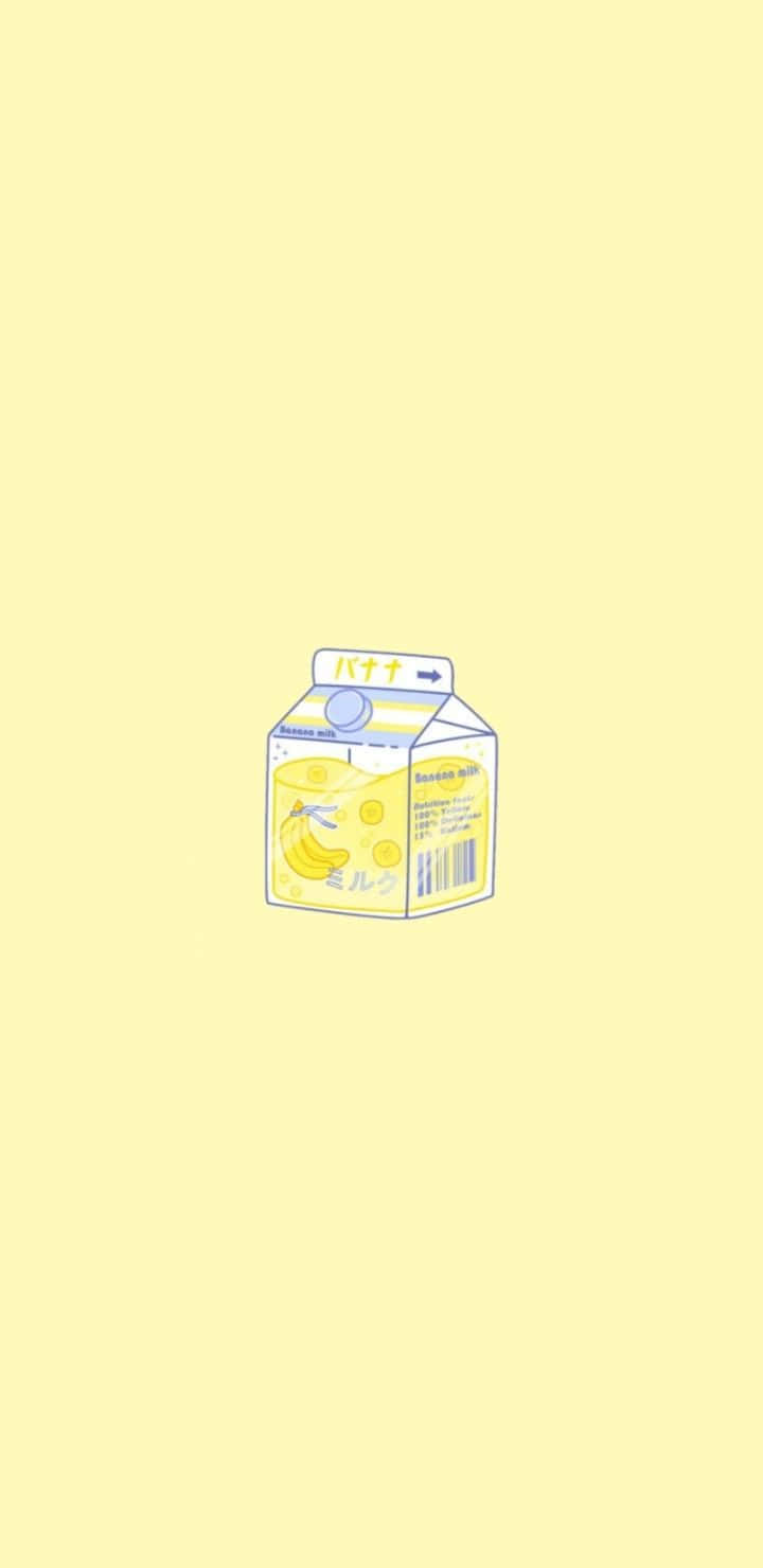 Bring A Smile To Your Day With Kawaii Yellow Background