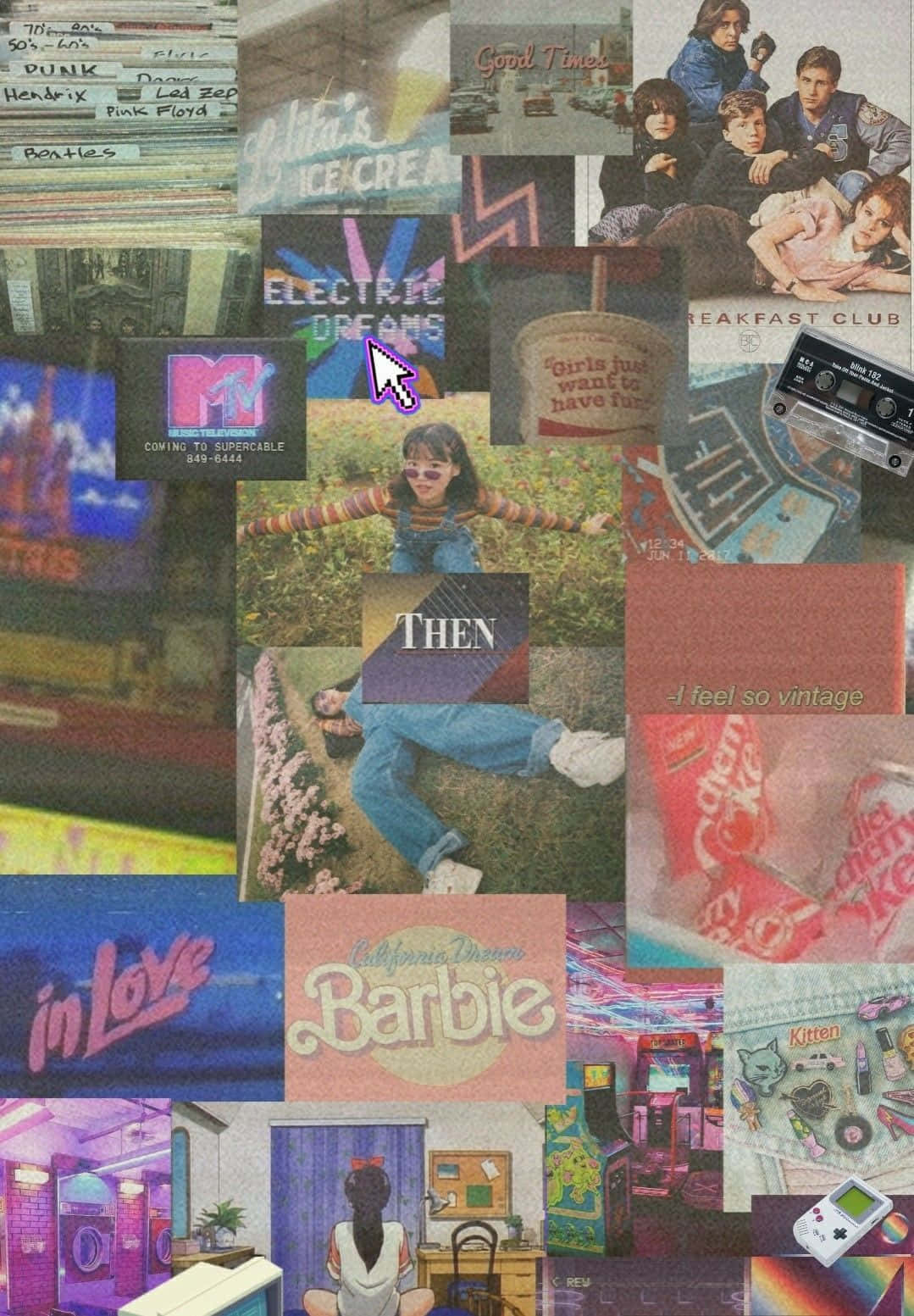 Bring Back The Magic Of The Retro 80s Aesthetic Background