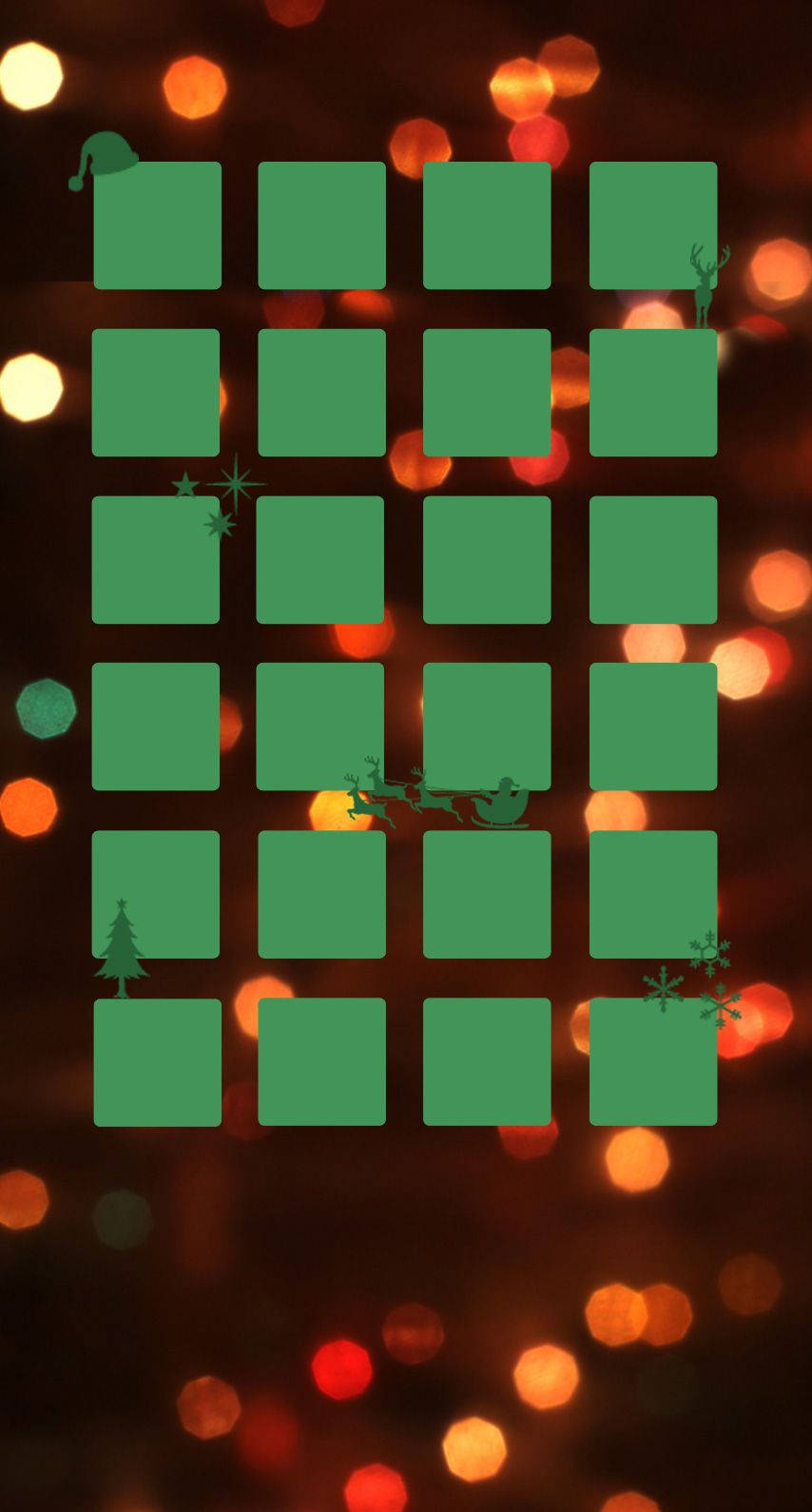 Bring Christmas Cheer To Your Iphone With Colorful Lights Background