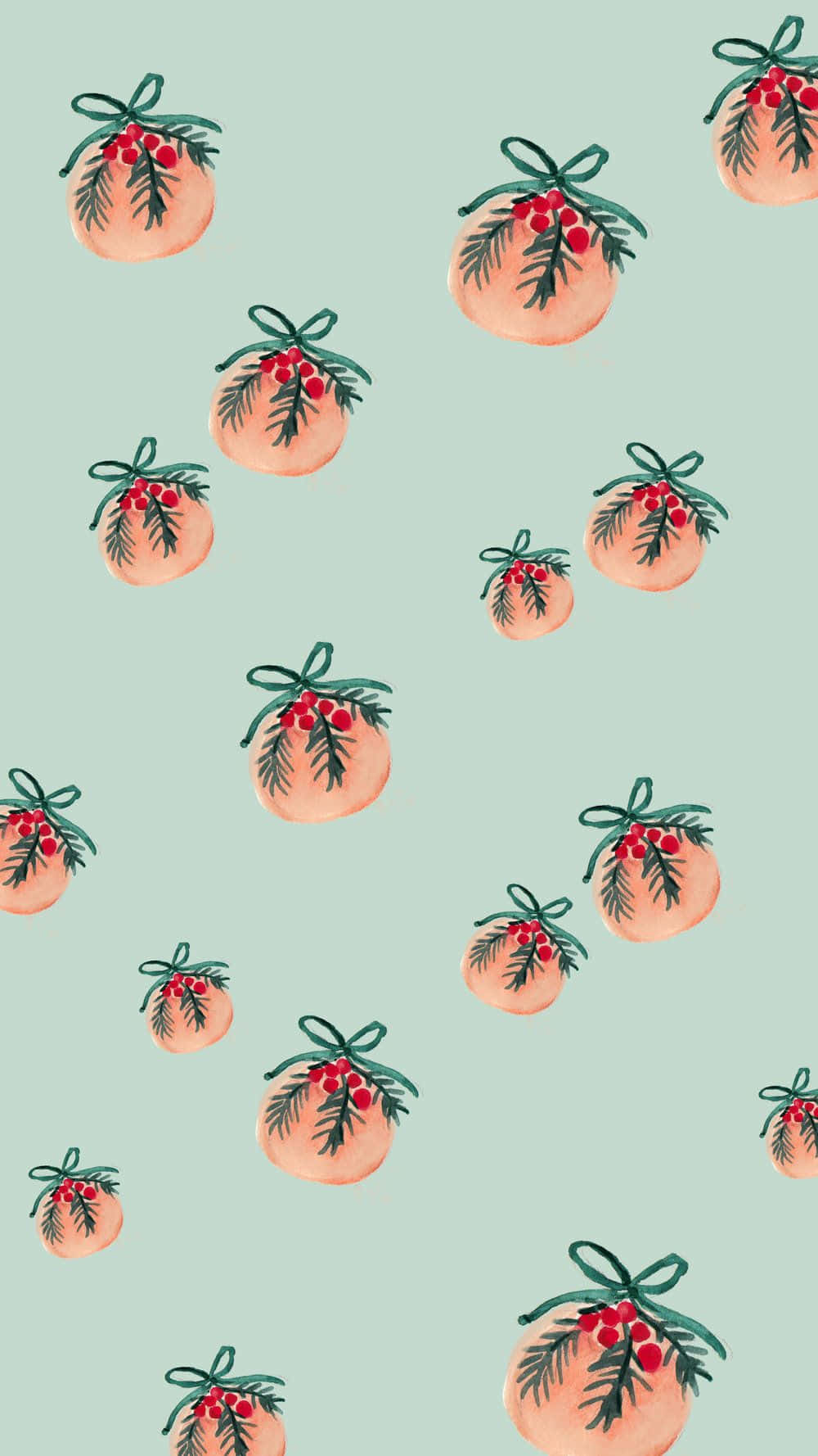Bring Christmas Cheer To Your Phone With This Adorable Wallpaper! Background