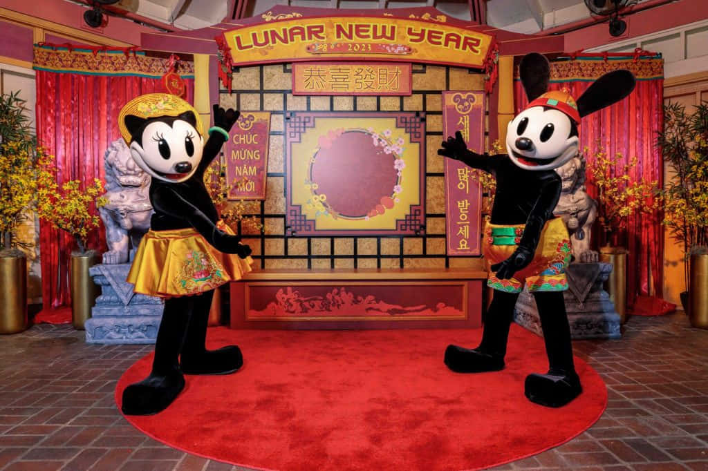 Bring In The New Year With Mickey Mouse! Background