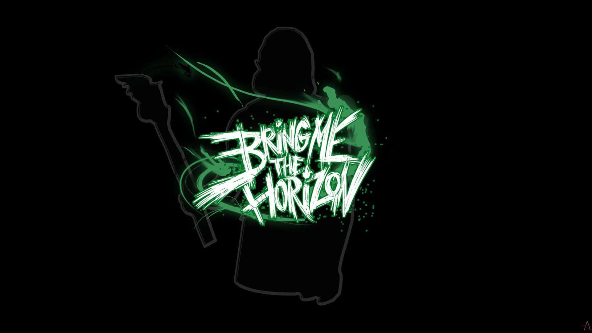 Bring Me The Horizon Green Silhouette Background