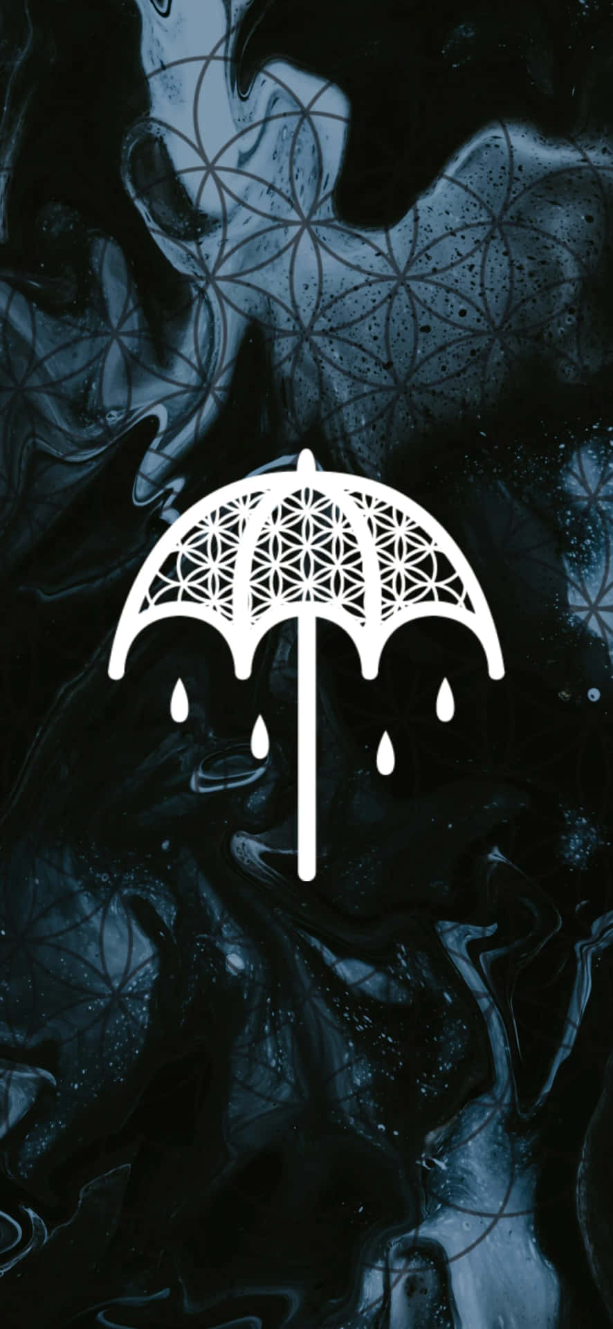 Bring Me The Horizon Umbrella Art Background