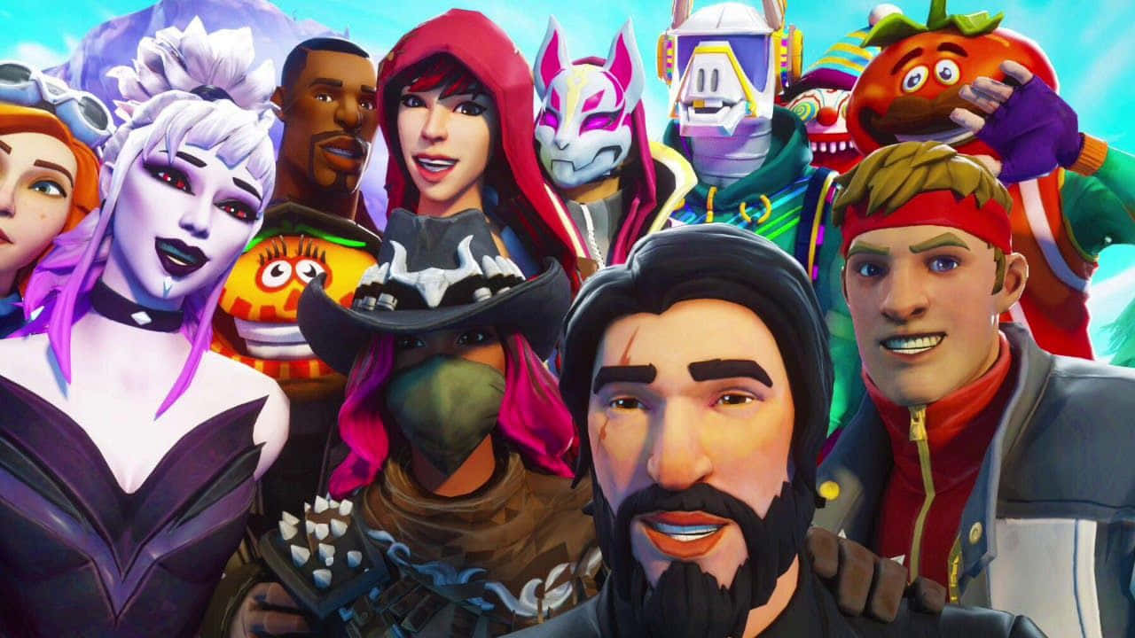 “bring On The Fun With Cute Fortnite!” Background