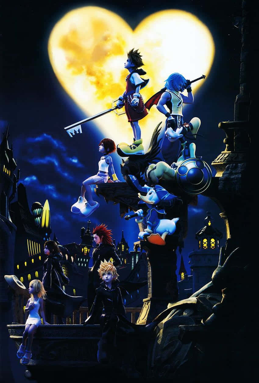 Bring One Of The Most Popular Gaming Franchises To Life With The Kingdom Hearts Phone Background