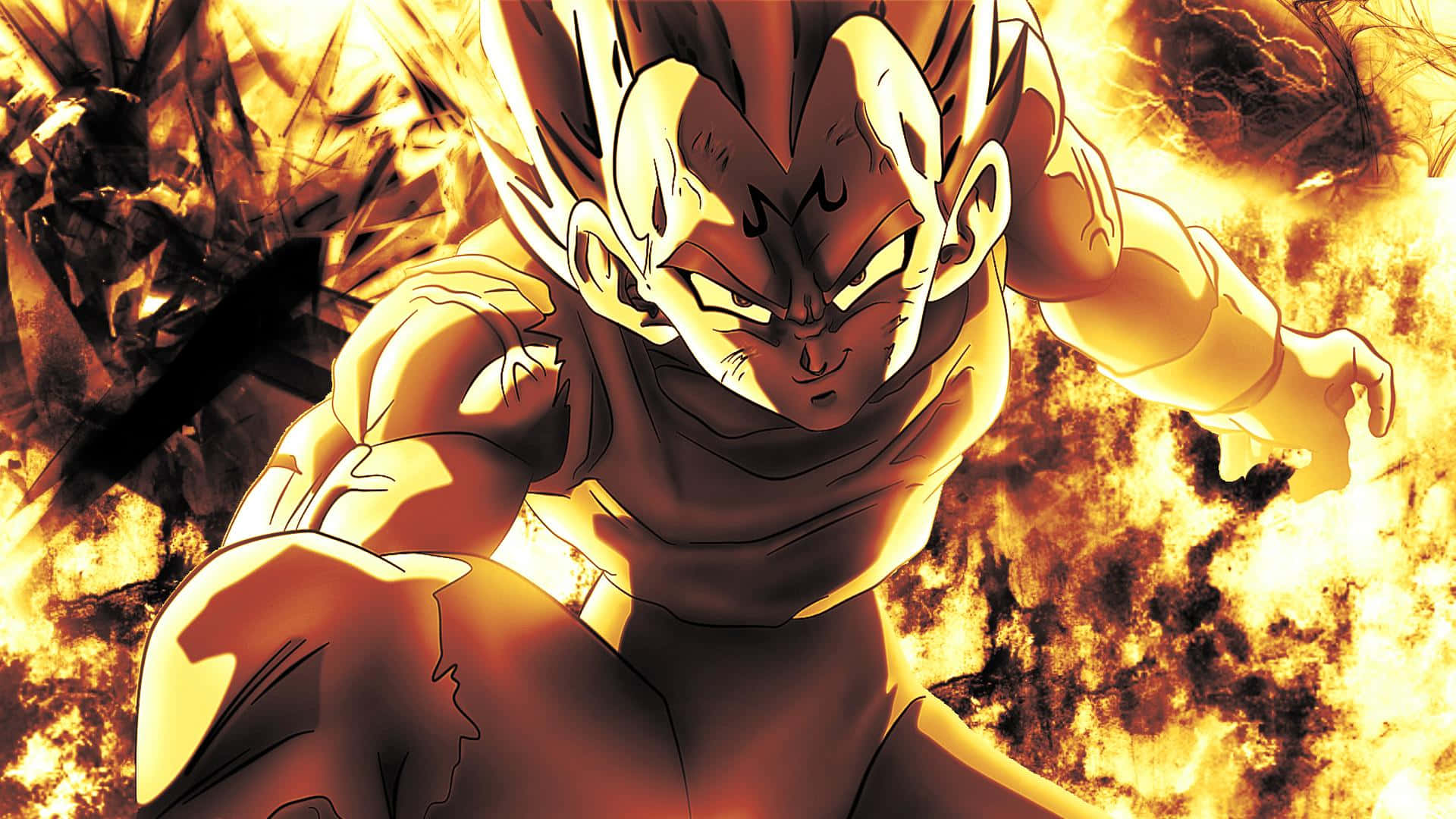 Bring Out The Saiyan Prince In You With Cool Vegeta Background