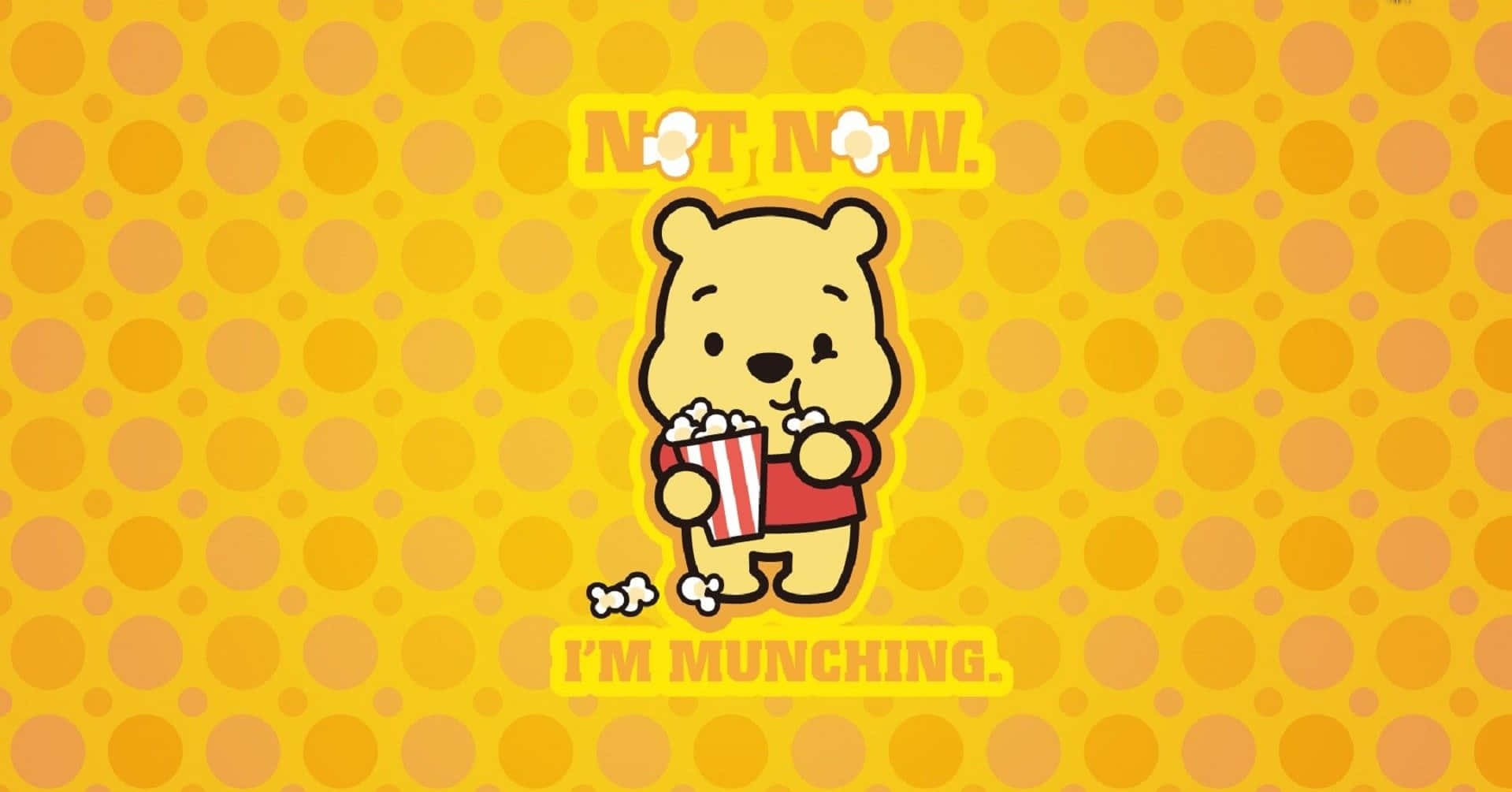 Bring The Classic Tale Of Winnie The Pooh To Life With This Beautiful Laptop Design. Background