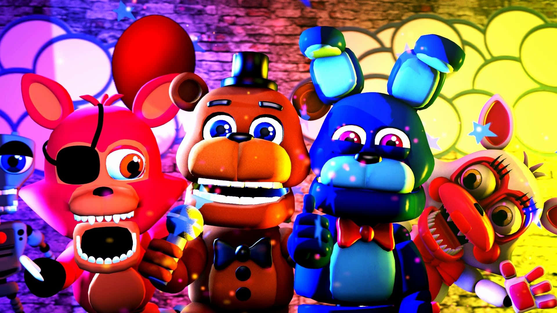Bring The Fun Into Five Night's At Freddy's With These Cute Fnaf Characters! Background