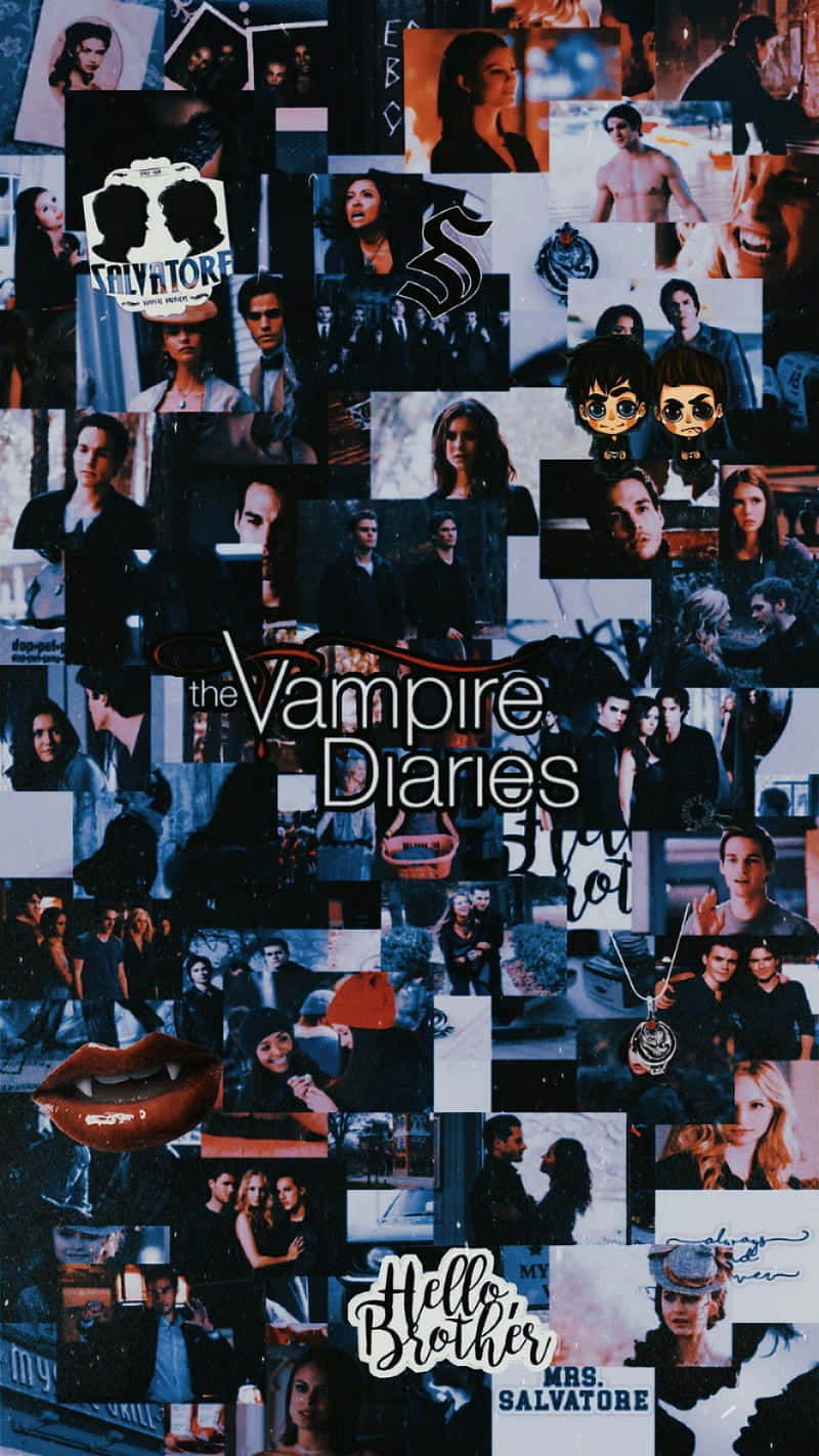 Bring Your Supernatural Life To Life On Your Iphone With The Vampire Diaries Background