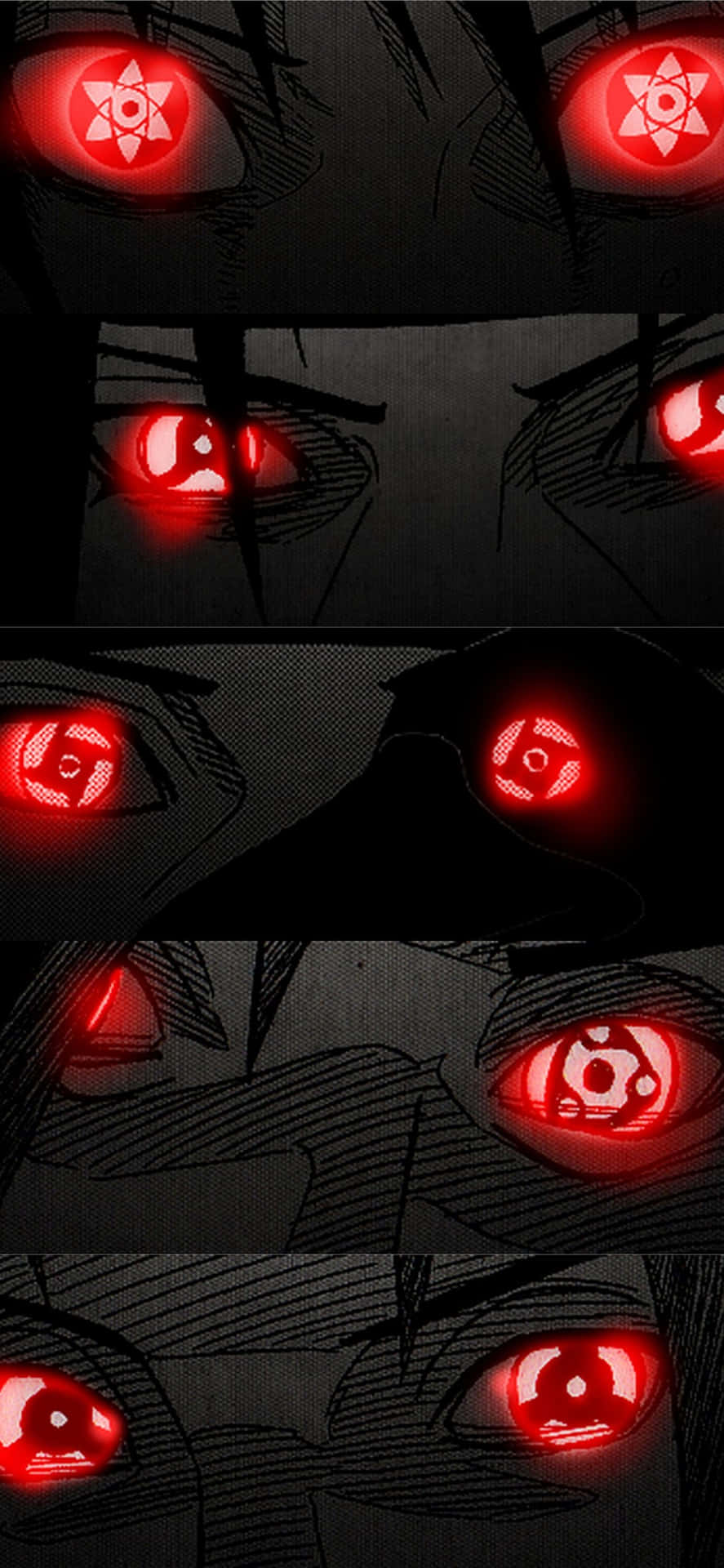 Bringing The Fire With This Red Anime Iphone 11 Background
