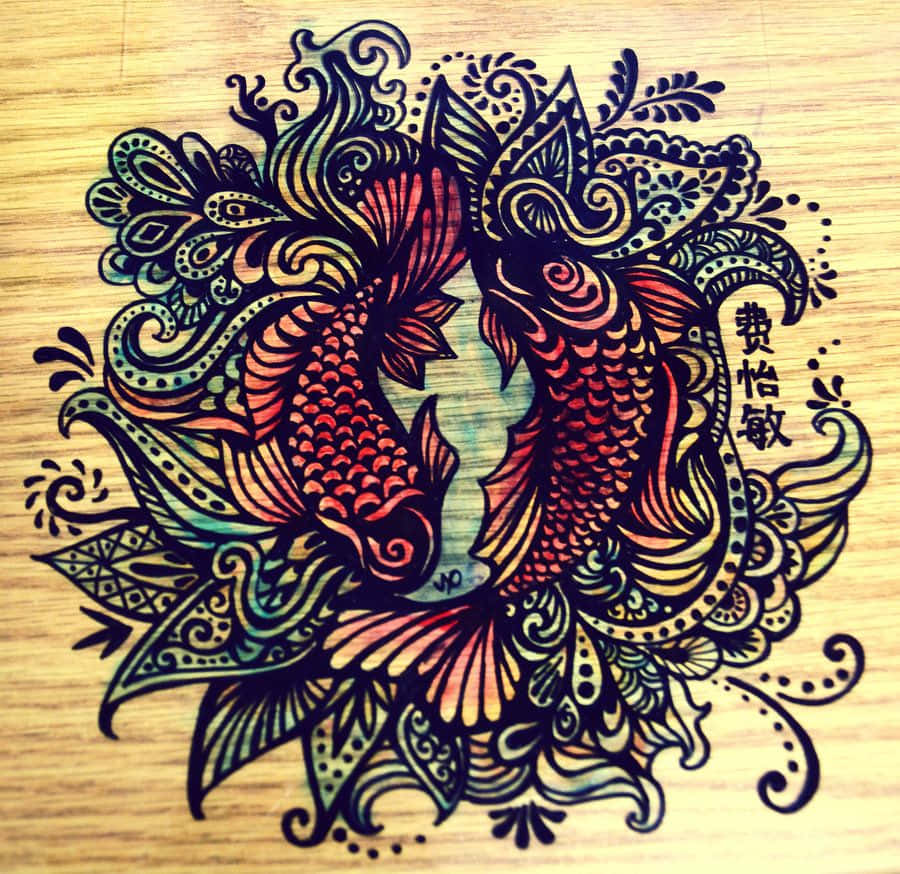 Bringing Together The Magic Of The Pisces Background