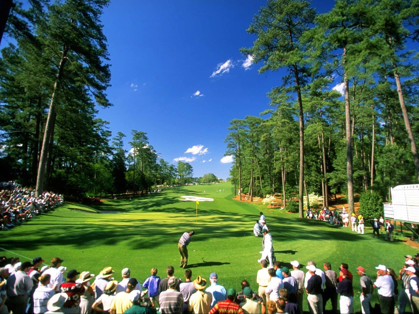 Briny Baird In Full Swing During A Professional Golf Tournament Background