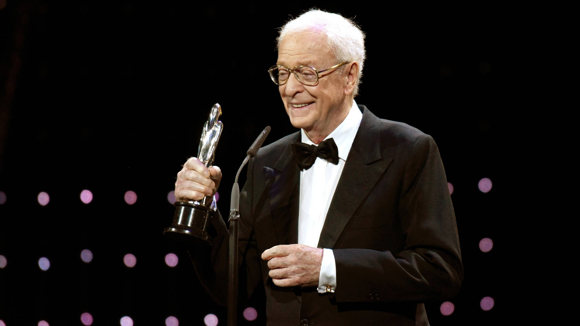 British Actor Michael Caine At The European Film Awards Background