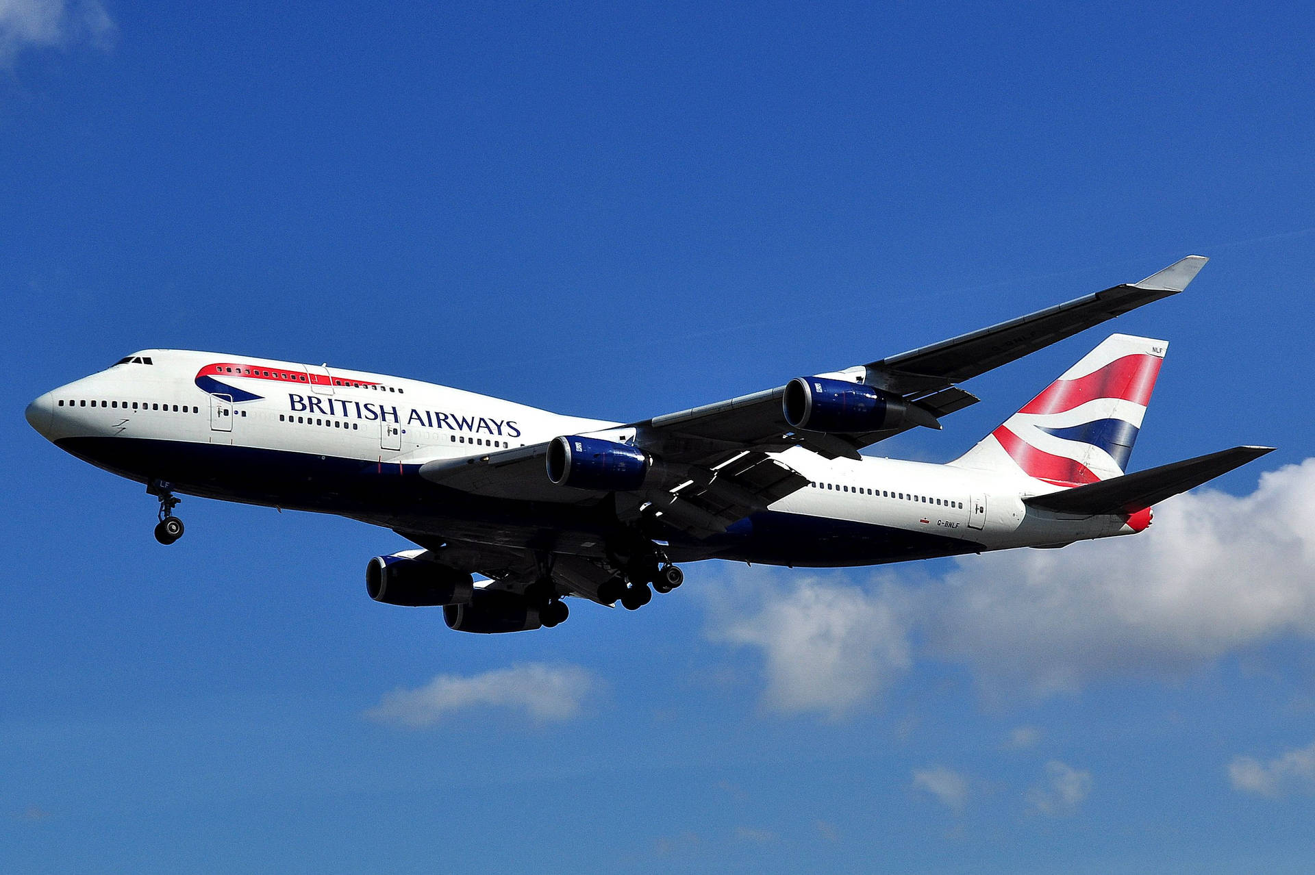 British Airways G Bnlf Boeing 747 436 Background