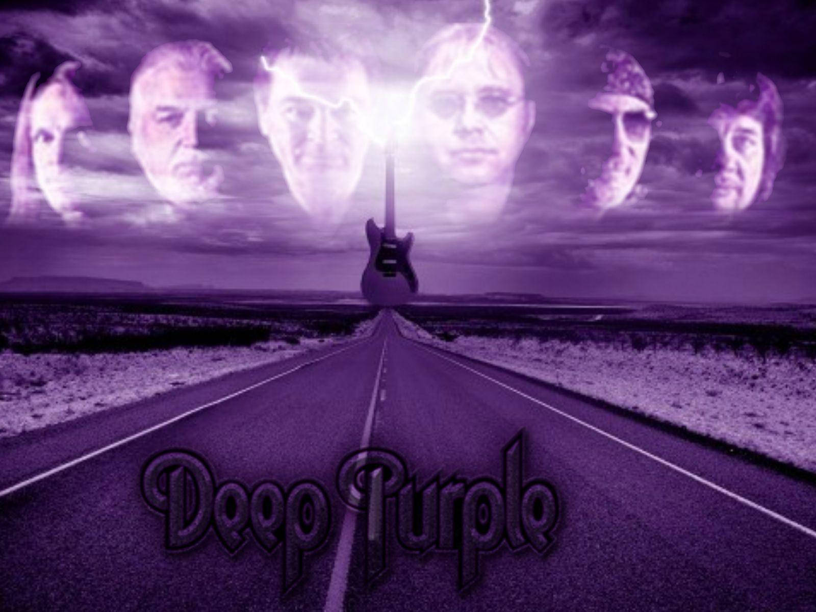 British Band Deep Purple Illustration Background