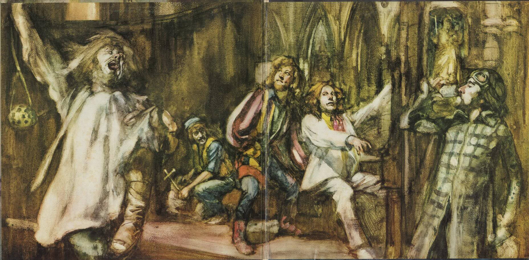 British Band Jethro Tull Aqualung Album Cover Background