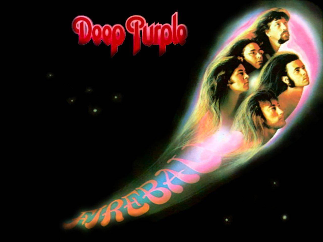 British Psychedelic Rock Band Deep Purple Fireball Album Cover