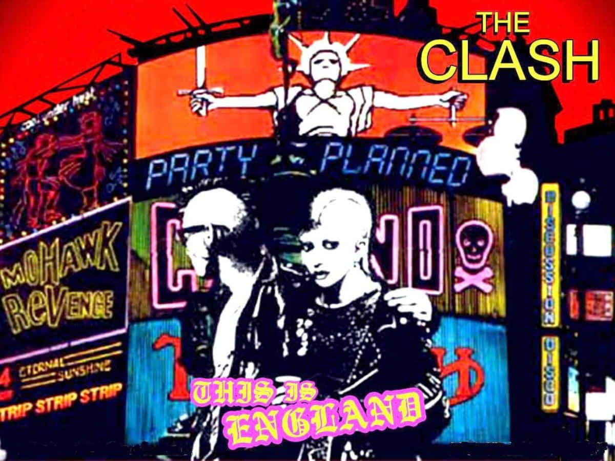 British Punk Rock Band The Clash Background