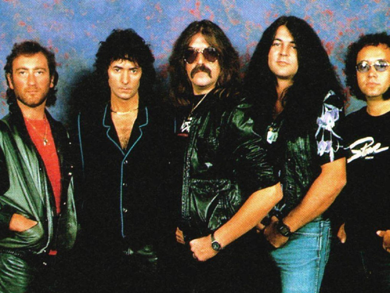 British Rock And Roll Band Deep Purple 1984 Photoshoot Background