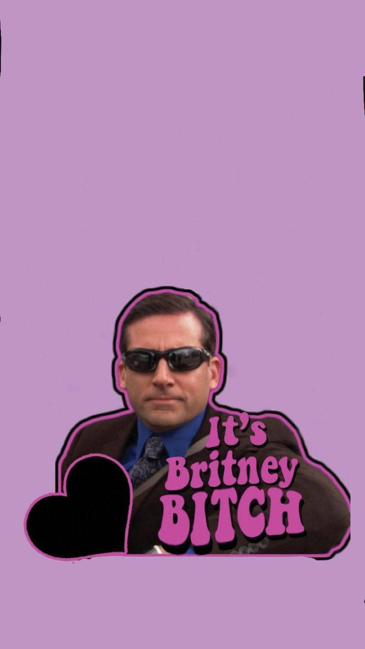 Britney The Office Iphone Background